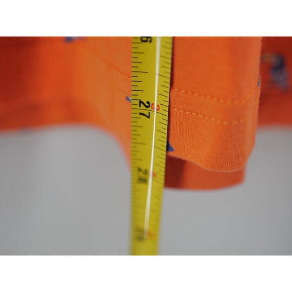 Arturo Calle Tucan Bird Polo Orange Print All‎ Over Shirt Large - Picture 6 of 7